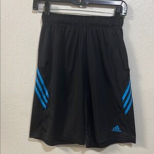 Adidas Men’s Black and Blue Athletic/basketball Shorts SZ S